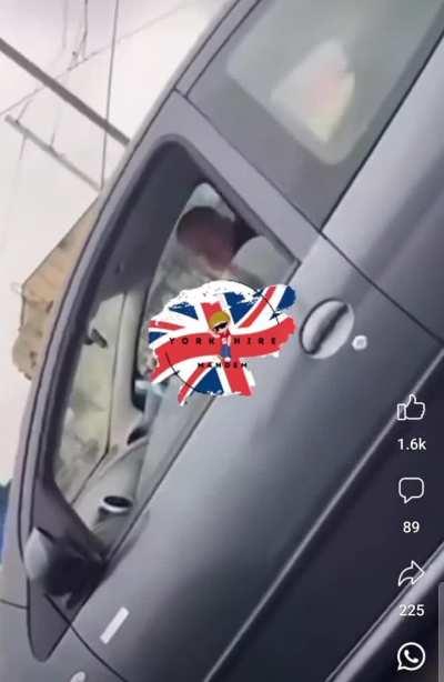 Typically British road rage.