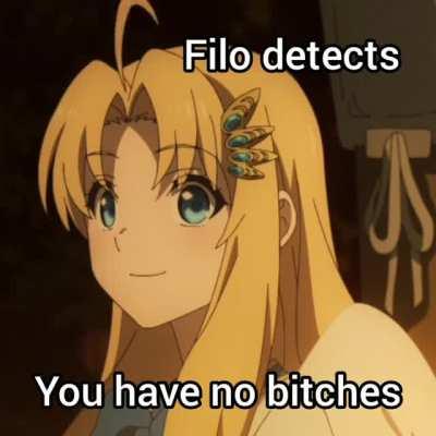 Filo just called me out :((