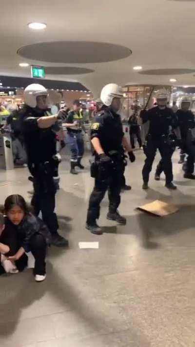 Sweden protest, no context - #blacklivesmatter