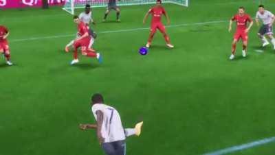 Today someone scored this against me and i had no words, this game sometimes breaks physics