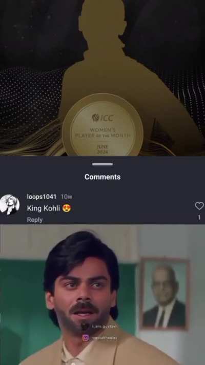 Queen Kohli(T of video: I have seen great lovers but this is ultimate love)