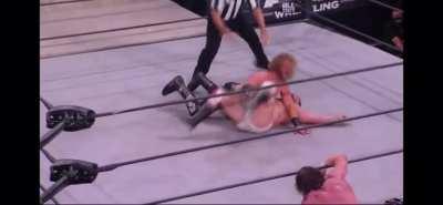 Hangman Page’s Blockbuster Suplex at AEW All Out