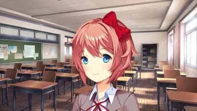 Sayori doing the mouth thingy. (turn your volume up)