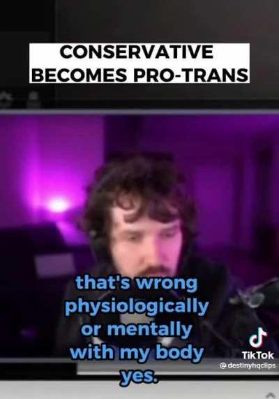 Conservative becomes pro-trans, best argument...
