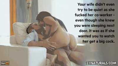 Watching Your Wife's Ass As She Rides Another Man Is Such A Turn On