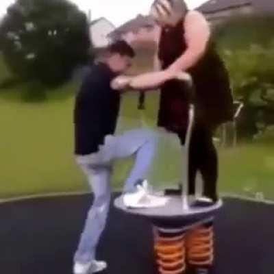 My playground equipment testing people need me