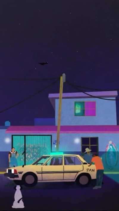 Lo-Fi del panadero con el pan