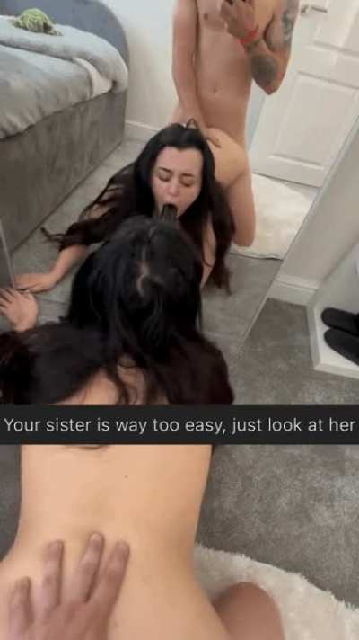 My bully sent me this video of him fucking my sister- I didn’t even know they knew each other but here she is slutting it for the guy who makes my life hell 
