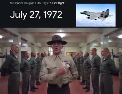 Happy 50th to the bestest MiG Killer. Keep that K/D going, baby