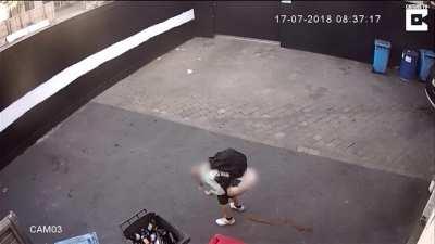 The CCTV footage that started it all (legend)