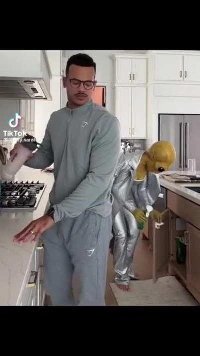 When she told you that she can randomly be really weird at times, but you didn’t believe her until today.