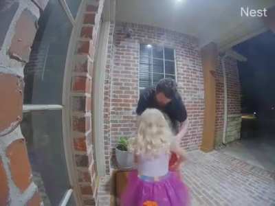 Leading by example. Father of the year