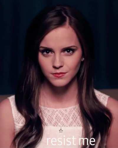 How long could you resist the stare of Emma Watson?