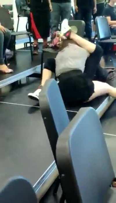 Possibly fighting over a guy? 🤷‍♂️