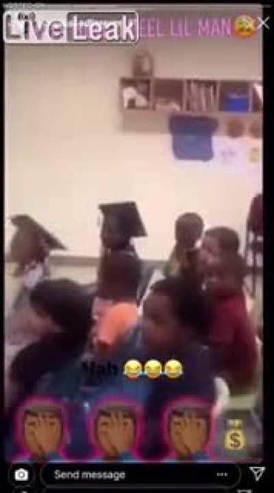 Kid tells teacher to stfu