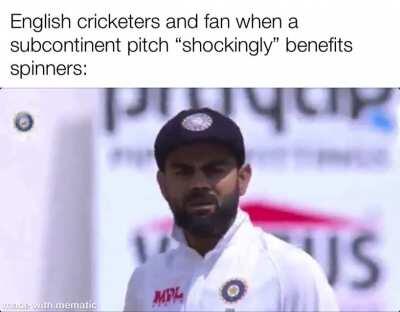 Aha the pitch must be terrible!!!