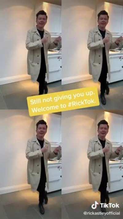 When TikTok Rickrolls u