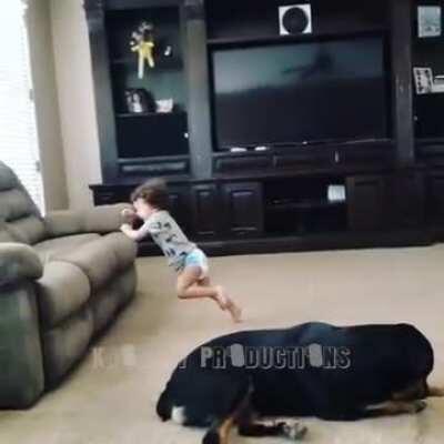 Young child tragically shot by a machine gun (nerf) while trying to escape