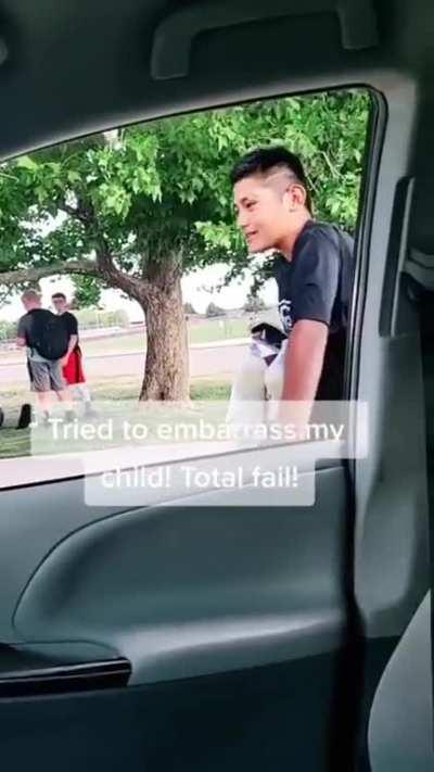 To embarrass the kid