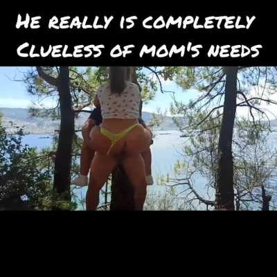 At the lake dad rides his boat... Mom rides my cock