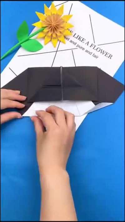 A paper airplane bat.