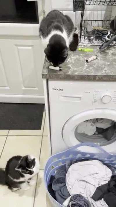 You can see him doing the math in his head