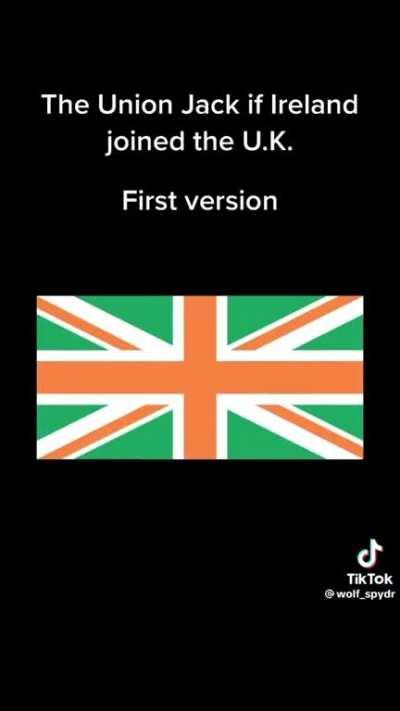 Union Flag if Ireland rejoins