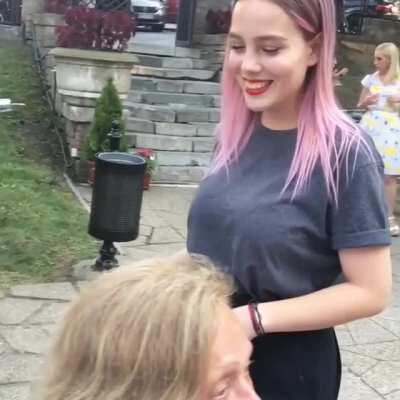 Check out my friend's smiley tits