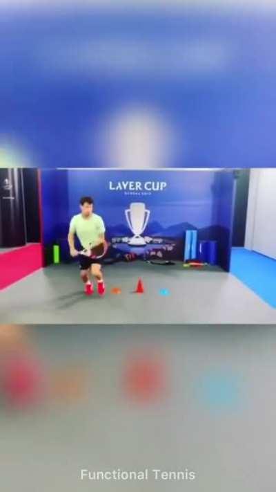 Intense Thiem warmup montage