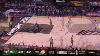 [Highlight] Giannis' defense and passing have been absolutely exceptional, here are some of his BEST plays from the finals so far