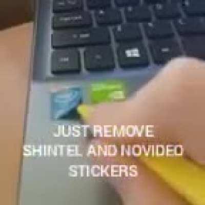 How 2 make laptop better tutorial :DD