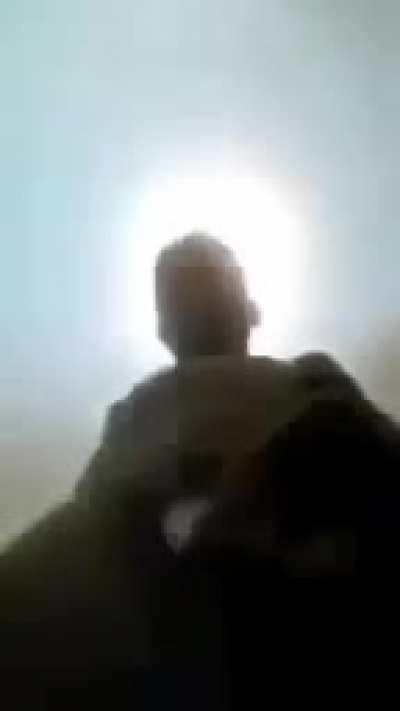 angry guy gives us a goldenshower. (potatoe camera)