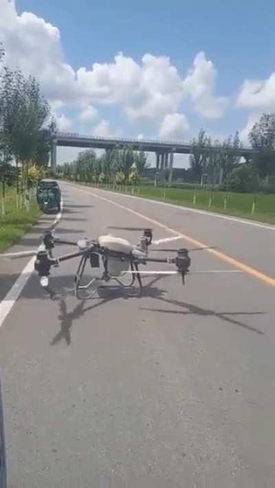 When humans try to control AI surveillance drone 