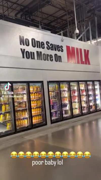 Milk is pretty expensive