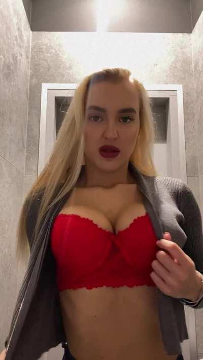 snkeaed in the restroom from my office..