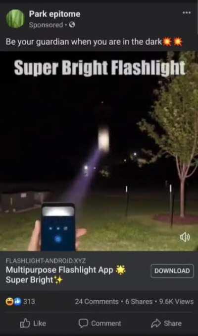 Damn that's super bright 🔦