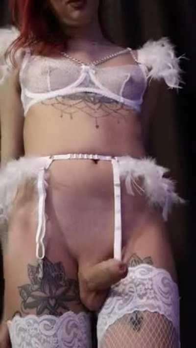 Would you like a cute girl with uncut dick?