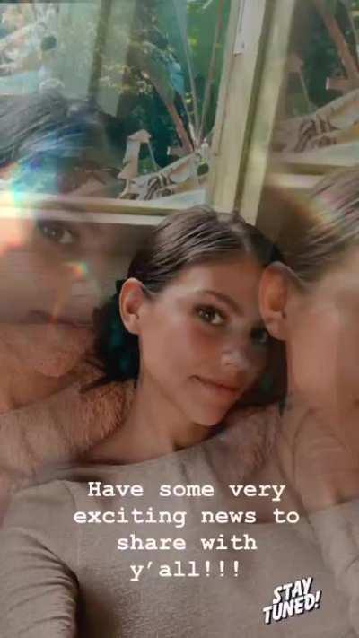 Val has some exciting news to share with us