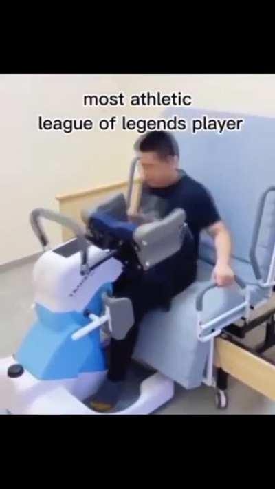 Most athletic LoL player.