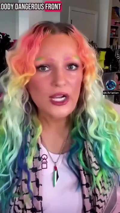 White lesbian woman says: “I am converting to Islam because Christianity is ‘the most EVIL religion’ and is based on fear - while Islam is the religion of love. I will handle everything coming my way in the name of Allah.” (It's a mixed Jesus+halal fruitc