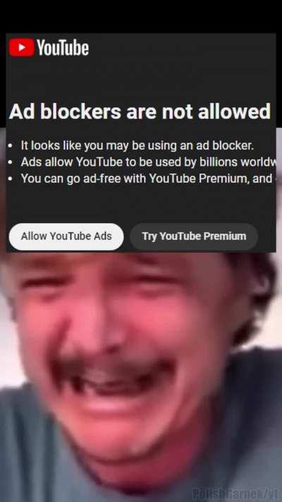 Bruh I can't afford yt premium