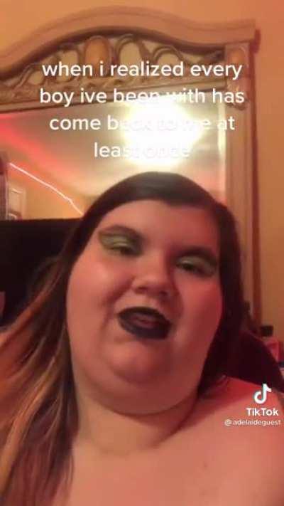 She doesn't even know the words