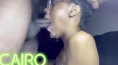 I told that girl just to neck it