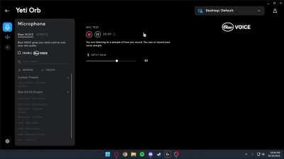 Yeti Orb mic has loud background static constantly