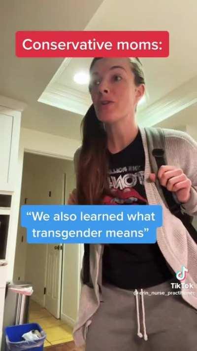 Perfect demonstration, TikTok woman.