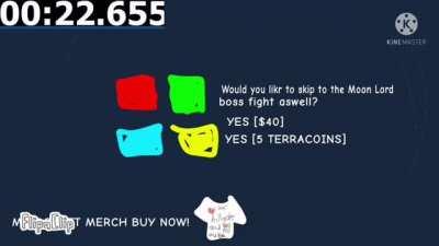 Terraria 2.0 speedrun 100% LEGIT