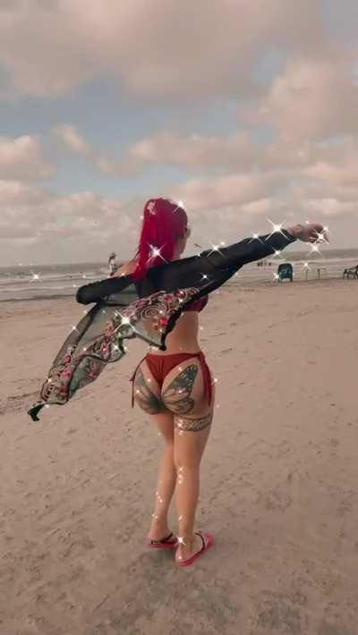 She would be perfect without the tattoos, what do you think?