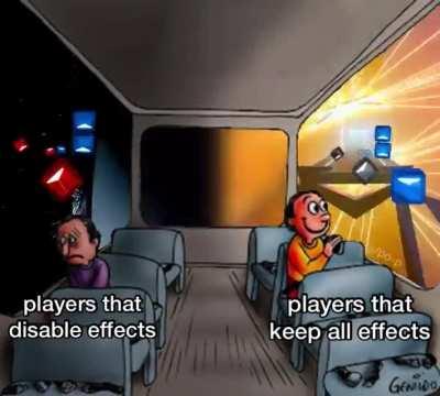 except for epileptics, you're cool