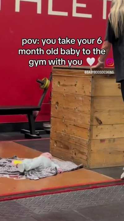 Not even in a stroller