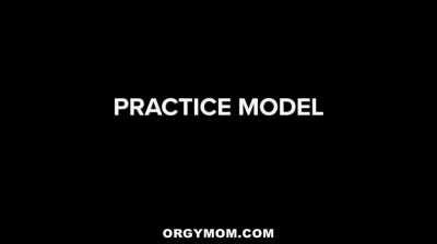 Mommy Practicing Her New Skills With Her Young Stepson